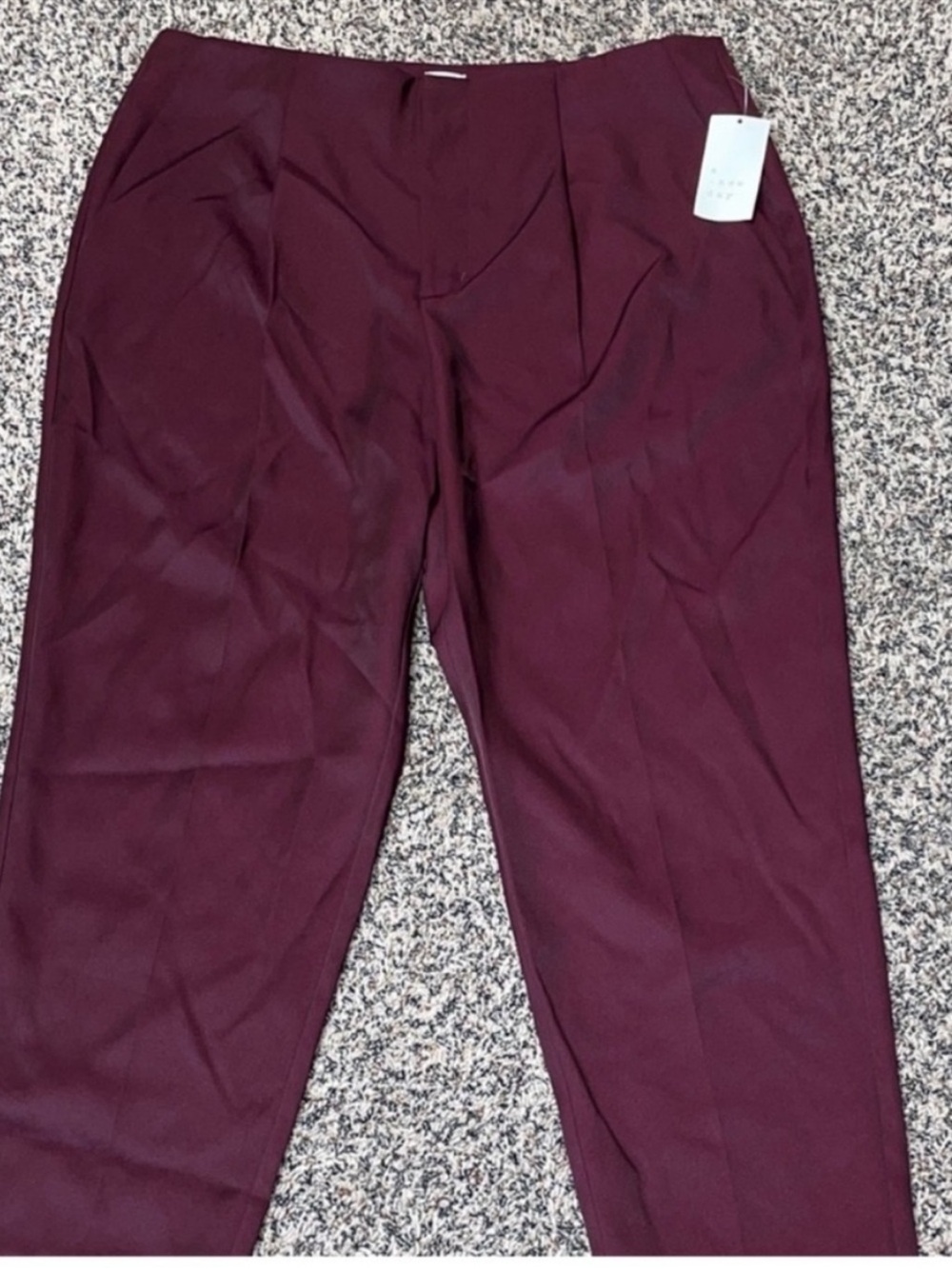 Tailored Pleated Straight Leg High Rise Trousers Woman’s Size 12 | NWT - Picture 2 of 9
